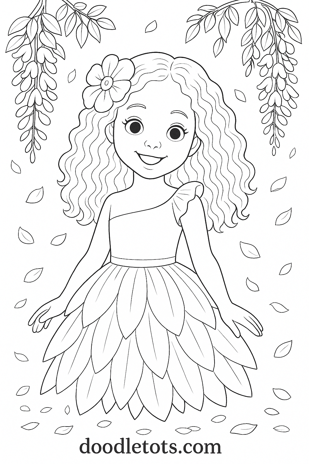 Princess Chou Chou Coloring Page